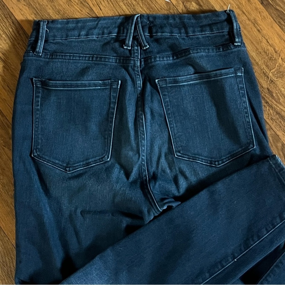 Good American Good Legs Skinny Jeans Style Gliostof Blue 600 - Picture 5 of 9